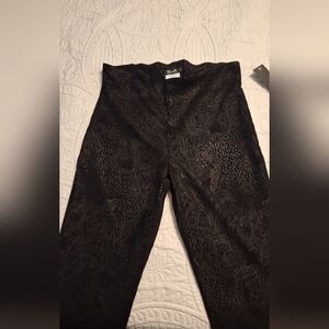 Bali Black Textured Pants NWT